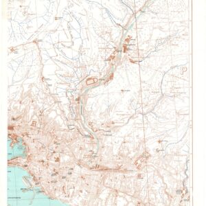 TOWN PLAN OF GENOA ( GENOVA ) - TAVOLA EST