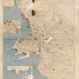 TRIESTE PLAN OF TOWN AND PORT