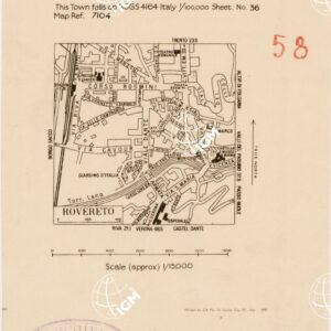 TOWN PLAN OF ROVERETO