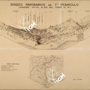 SCHIZZO PANORAMICO DA PASSO PRAMOLLO