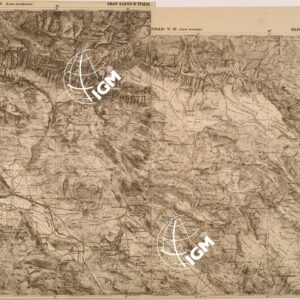 CARTA DELLE PROVINCE MERIDIONALI - FOGLIO 10 - GRAN SASSO D'ITALIA
