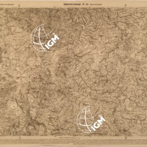 CARTA DELLE PROVINCE MERIDIONALI - FOGLIO 28 - TRIVENTO