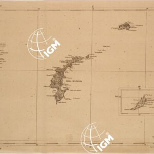 CARTA DELLE PROVINCE MERIDIONALI - FOGLIO 51 - ISOLE PONZE