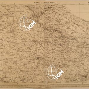 CARTA DELLE PROVINCE MERIDIONALI - FOGLIO 69 - MARTINA FRANCA
