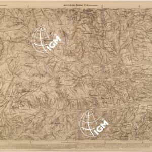 CARTA DELLE PROVINCE MERIDIONALI - FOGLIO 85 - MONTEMURRO