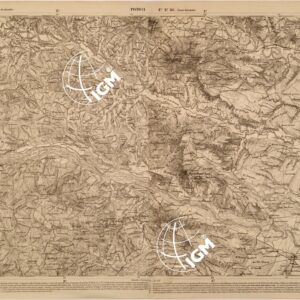 CARTA DELLE PROVINCE MERIDIONALI - FOGLIO 86 - PISTICCI