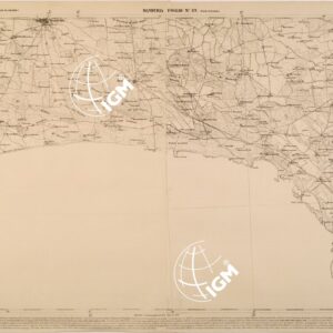CARTA DELLE PROVINCE MERIDIONALI - FOGLIO 89 - MANDURIA