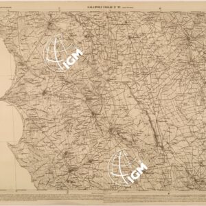 CARTA DELLE PROVINCE MERIDIONALI - FOGLIO 97 - GALLIPOLI