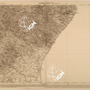 CARTA DELLE PROVINCE MERIDIONALI - FOGLIO 101 - CERCHIARA