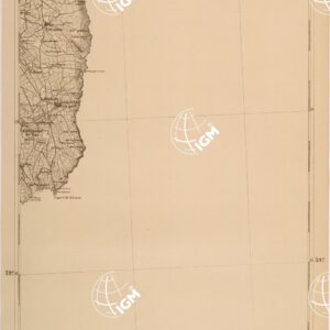 CARTA DELLE PROVINCE MERIDIONALI - FOGLIO 103 - GAGLIANO