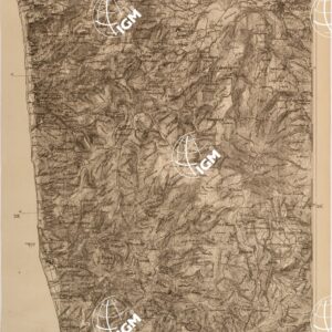 CARTA DELLE PROVINCE MERIDIONALI - FOGLIO 110 - COSENZA