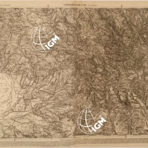 CARTA DELLE PROVINCE MERIDIONALI - FOGLIO 115 - CATANZARO