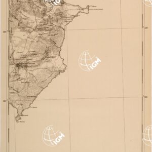 CARTA DELLE PROVINCE MERIDIONALI - FOGLIO 117 - ISOLA DI CAPO RIZZUTO