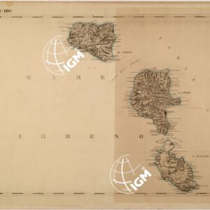 CARTA DELLE PROVINCE MERIDIONALI - FOGLIO 120 - LIPARI