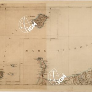 CARTA DELLE PROVINCE MERIDIONALI - FOGLIO 125 - MILAZZO