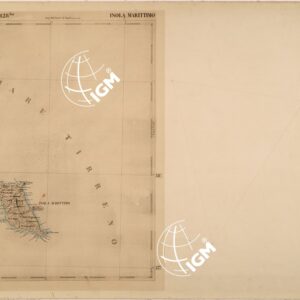 CARTA DELLE PROVINCE MERIDIONALI - FOGLIO 128 BIS - ISOLA MARITTIMO -