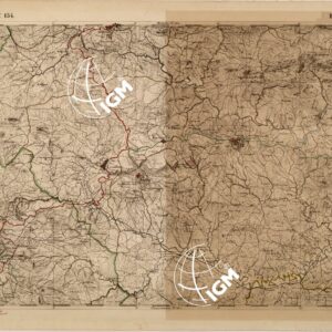 CARTA DELLE PROVINCE MERIDIONALI - FOGLIO 154 - LEONFORTE