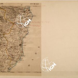 CARTA DELLE PROVINCE MERIDIONALI - FOGLIO 156 - ACIREALE