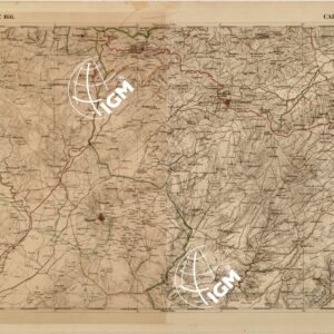 CARTA DELLE PROVINCE MERIDIONALI - FOGLIO 166 - CALTAGIRONE