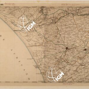 CARTA DELLE PROVINCE MERIDIONALI - FOGLIO 169 - VITTORIA
