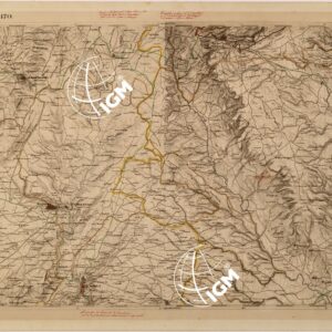 CARTA DELLE PROVINCE MERIDIONALI - FOGLIO 170 - MODICA