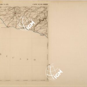 CARTA DELLE PROVINCE MERIDIONALI - FOGLIO 172 - CAPO SCALAMBRI