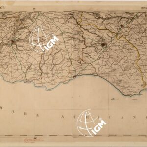 CARTA DELLE PROVINCE MERIDIONALI - FOGLIO 173 - SPACCAFORNO