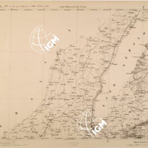 CARTA TOPOGRAFICA DEGLI STATI IN TERRAFERMA DI S. M. IL RE DI SARDEGNA FOGLIO 5 GENEVE (GINEVRA)