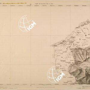 CARTA TOPOGRAFICA DEGLI STATI IN TERRAFERMA DI S. M. IL RE DI SARDEGNA FOGLIO 8 M.TE LEONE