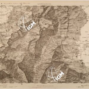 CARTA TOPOGRAFICA DEGLI STATI IN TERRAFERMA DI S. M. IL RE DI SARDEGNA FOGLIO 9 CRODO