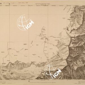 CARTA TOPOGRAFICA DEGLI STATI IN TERRAFERMA DI S. M. IL RE DI SARDEGNA FOGLIO 15 M.TE MORO