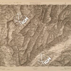 CARTA TOPOGRAFICA DEGLI STATI IN TERRAFERMA DI S. M. IL RE DI SARDEGNA FOGLIO 27 CHAMBERY
