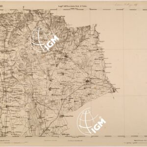 CARTA TOPOGRAFICA DEGLI STATI IN TERRAFERMA DI S. M. IL RE DI SARDEGNA FOGLIO 33 OLEGGIO