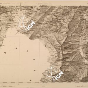 CARTA TOPOGRAFICA DEGLI STATI IN TERRAFERMA DI S. M. IL RE DI SARDEGNA FOGLIO 35 MONTMEILLAN