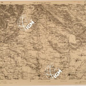 CARTA TOPOGRAFICA DEGLI STATI IN TERRAFERMA DI S. M. IL RE DI SARDEGNA FOGLIO 39 IVREA