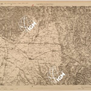 CARTA TOPOGRAFICA DEGLI STATI IN TERRAFERMA DI S. M. IL RE DI SARDEGNA FOGLIO 53 CHIERI