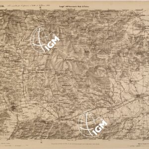 CARTA TOPOGRAFICA DEGLI STATI IN TERRAFERMA DI S. M. IL RE DI SARDEGNA FOGLIO 54 ASTI