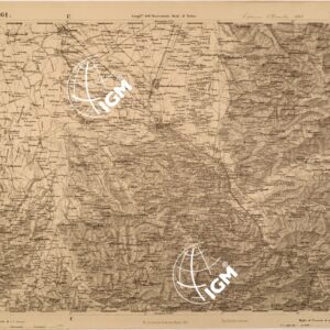 CARTA TOPOGRAFICA DEGLI STATI IN TERRAFERMA DI S. M. IL RE DI SARDEGNA FOGLIO 61 NOVI LIGURE