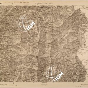 CARTA TOPOGRAFICA DEGLI STATI IN TERRAFERMA DI S. M. IL RE DI SARDEGNA FOGLIO 62 BOBBIO