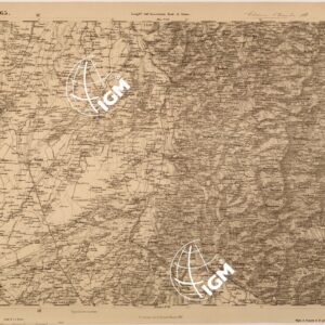 CARTA TOPOGRAFICA DEGLI STATI IN TERRAFERMA DI S. M. IL RE DI SARDEGNA FOGLIO 65 FOSSANO
