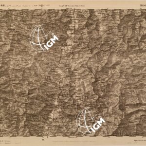 CARTA TOPOGRAFICA DEGLI STATI IN TERRAFERMA DI S. M. IL RE DI SARDEGNA FOGLIO 66 ROCCAVERANO