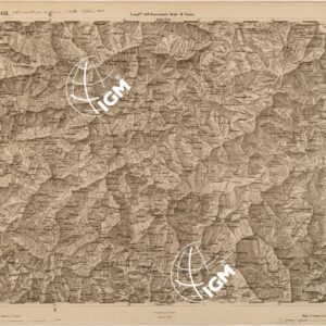 CARTA TOPOGRAFICA DEGLI STATI IN TERRAFERMA DI S. M. IL RE DI SARDEGNA FOGLIO 68 TORRIGLIA