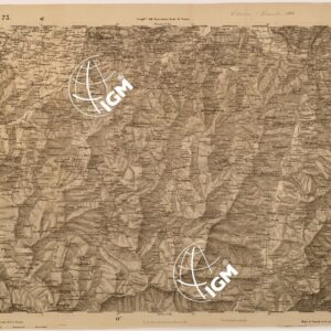 CARTA TOPOGRAFICA DEGLI STATI IN TERRAFERMA DI S. M. IL RE DI SARDEGNA FOGLIO 73 MONDOVI'