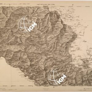 CARTA TOPOGRAFICA DEGLI STATI IN TERRAFERMA DI S. M. IL RE DI SARDEGNA FOGLIO 77 LEVANTO