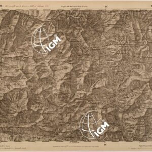 CARTA TOPOGRAFICA DEGLI STATI IN TERRAFERMA DI S. M. IL RE DI SARDEGNA FOGLIO 80 MOLLIERES