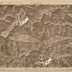 CARTA TOPOGRAFICA DEGLI STATI IN TERRAFERMA DI S. M. IL RE DI SARDEGNA FOGLIO 82 ORMEA