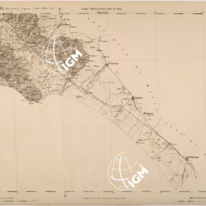 CARTA TOPOGRAFICA DEGLI STATI IN TERRAFERMA DI S. M. IL RE DI SARDEGNA FOGLIO 85 SARZANA