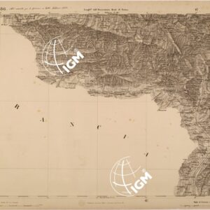 CARTA TOPOGRAFICA DEGLI STATI IN TERRAFERMA DI S. M. IL RE DI SARDEGNA FOGLIO 86 LEVENZO
