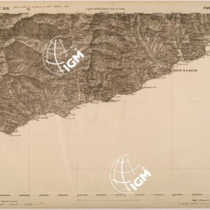 CARTA TOPOGRAFICA DEGLI STATI IN TERRAFERMA DI S. M. IL RE DI SARDEGNA FOGLIO 88 PORTO MAURIZIO