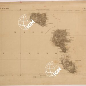 CARTA DELLA SICILIA - LIPARI FOGLIO 120.